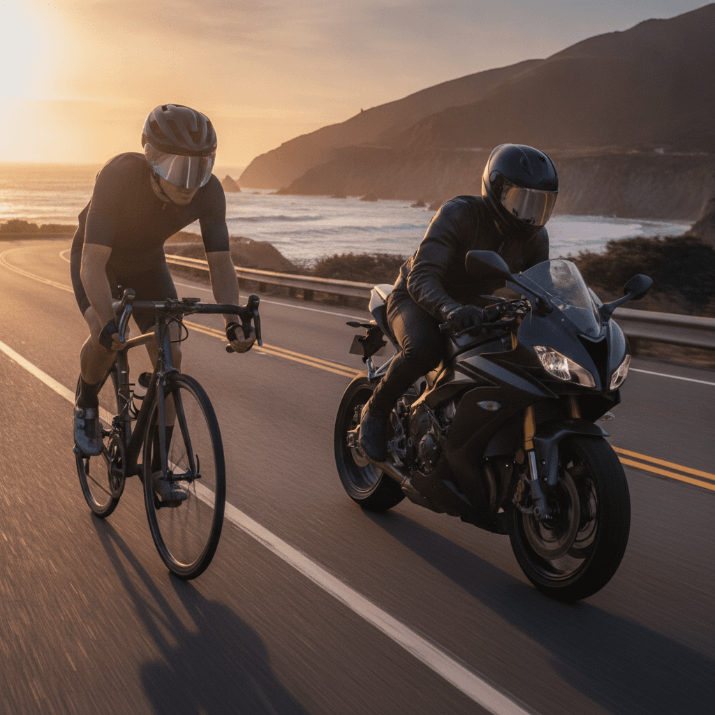 バイク・自転車用調光レンズのメリットと注意点|視覚パフォーマンス向上と目の保護